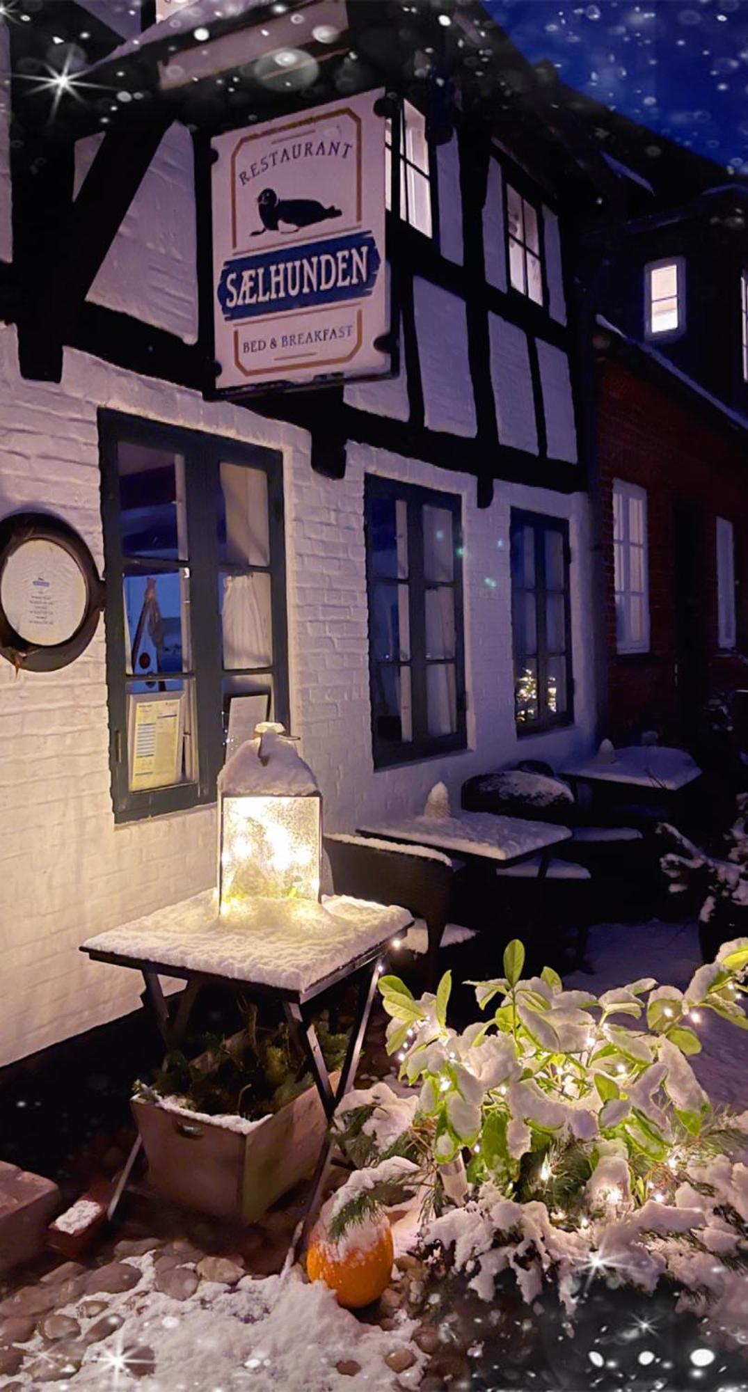 Restaurant Saelhunden Bed & Breakfast Ribe Exterior photo